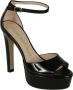 Stuart Weitzman Zwarte DiscoPlatform Sandalen Black Dames - Thumbnail 3
