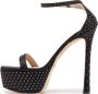 Stuart Weitzman Hollywood Shine Sandalen Black Dames - Thumbnail 4