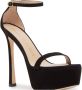 Stuart Weitzman Gedurfde Stiletto Hak Sandalen Black Dames - Thumbnail 4