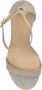 Stuart Weitzman Zilveren stof Nudist II Sandalen Gray Dames - Thumbnail 8