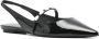 Stuart Weitzman Zwarte Slingback Parel Detail Platte Schoenen Black Dames - Thumbnail 14