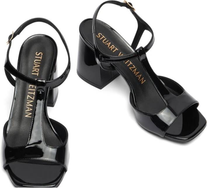 Stuart Weitzman Moderne T-Strap Sandaal Beige Dames