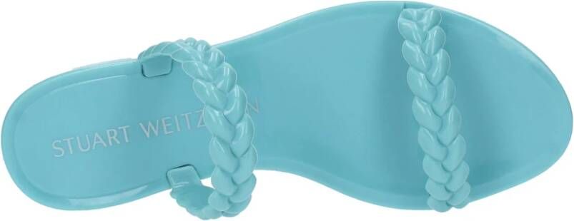 Stuart Weitzman Sandals Clear Blue