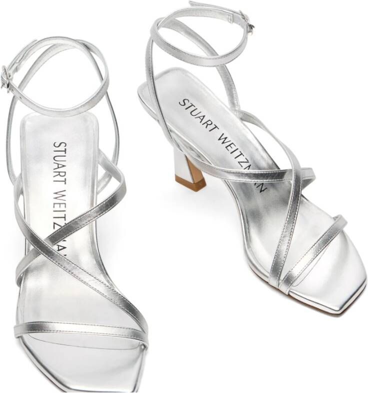 Stuart Weitzman Sandals Gray Dames