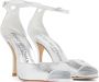 Stuart Weitzman Liquid Metallic Hoge Hak Sandaal Gray Dames - Thumbnail 2