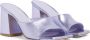 Stuart Weitzman Flareblock Slide Hakken Muiltjes Purple Dames - Thumbnail 2