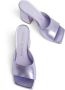 Stuart Weitzman Flareblock Slide Hakken Muiltjes Purple Dames - Thumbnail 4