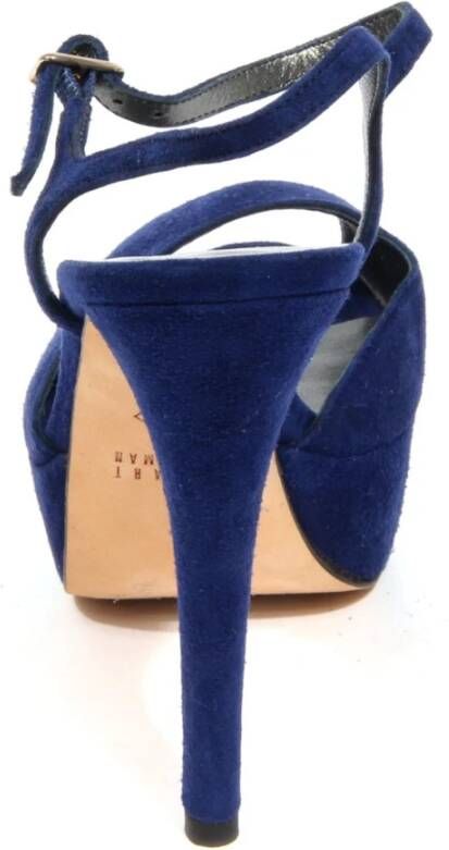 Stuart Weitzman Sapphire Suede Sandalen