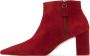 Stuart Weitzman Verhoog je stijl met Stuart 75 Zip Bootie Red Dames - Thumbnail 4