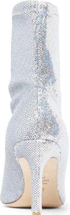 Stuart Weitzman Sequin Stretch Bootie