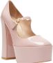 Stuart Weitzman Skyhigh 145 Mary Jane Platform Pump Roze Dames - Thumbnail 2