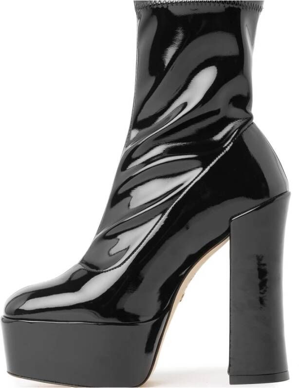 Stuart Weitzman SkyHigh 145 platform bootie Zwart Dames
