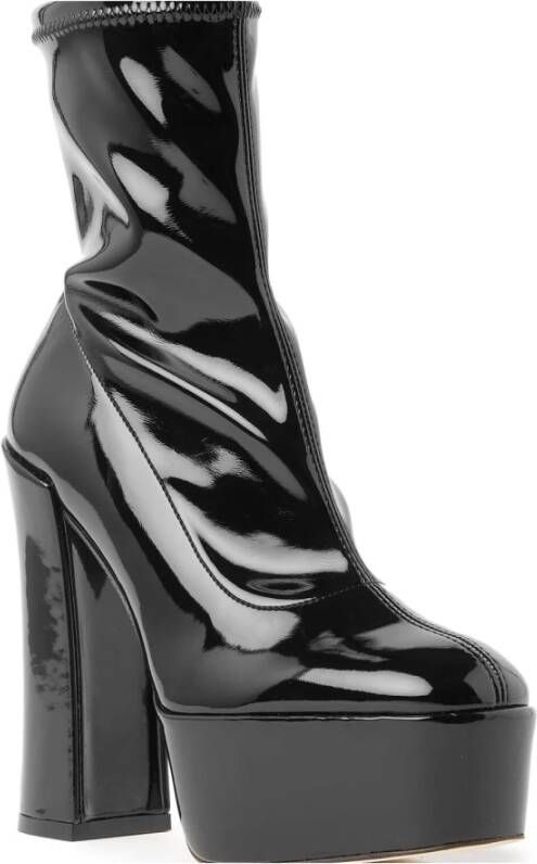 Stuart Weitzman SkyHigh 145 platform bootie Zwart Dames