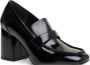 Stuart Weitzman Loafers & ballerina schoenen Sleek 85 Loafer in zwart - Thumbnail 3