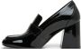 Stuart Weitzman Loafers & ballerina schoenen Sleek 85 Loafer in zwart - Thumbnail 4