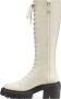 Stuart Weitzman Soho Lug Laarzen White Dames - Thumbnail 2