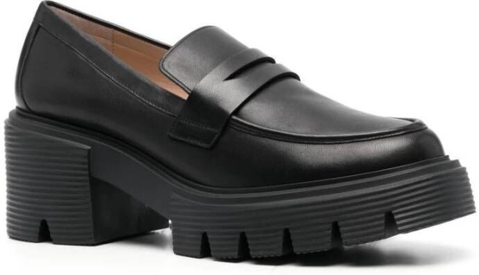 Stuart Weitzman Stijlvolle Loafer Haklaarzen Black Dames