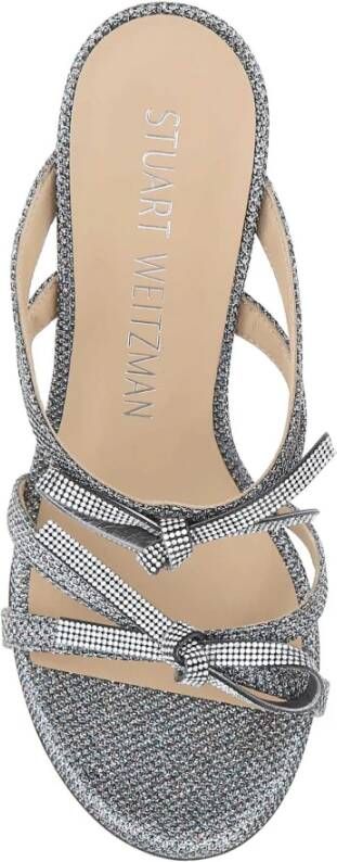 Stuart Weitzman Speelse Multicolor Bow Hakken Muiltjes