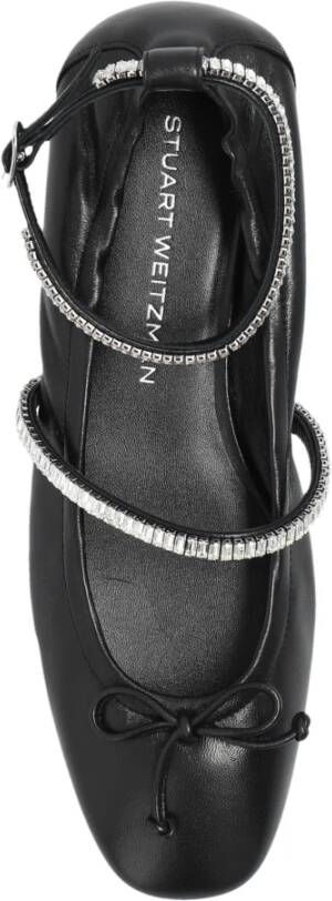Stuart Weitzman Stefanie leren ballerina`s