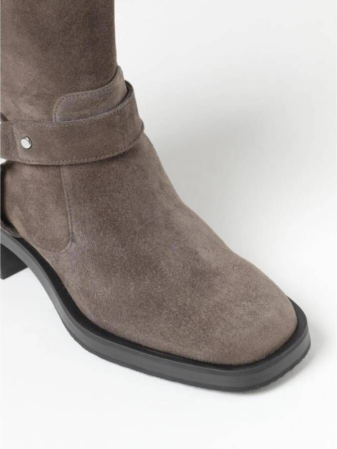 Stuart Weitzman Stijlvolle Enkellaarsjes met Gesp