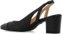 Stuart Weitzman Zwarte leren sandalen met uitsparingen - Thumbnail 4