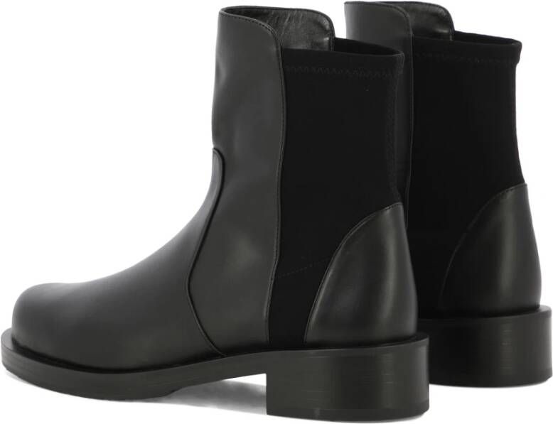 Stuart Weitzman Stoere Enkellaarzen Black Dames