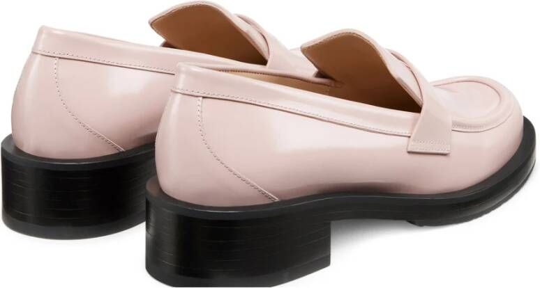 Stuart Weitzman Stoere Loafer voor Heren Beige Dames
