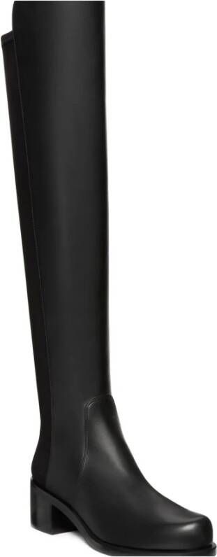 Stuart Weitzman Stoere Over-de-Knie Laars Black Dames