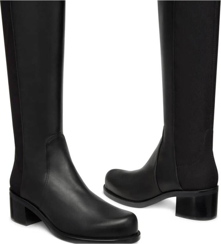 Stuart Weitzman Stoere Over-de-Knie Laars Black Dames