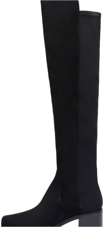 Stuart Weitzman Stoere Over-de-Knie Laars Black Dames