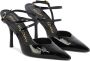 Stuart Weitzman Lakbanden Stilettohak Pomp Black Dames - Thumbnail 2