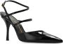 Stuart Weitzman Lakbanden Stilettohak Pomp Black Dames - Thumbnail 8