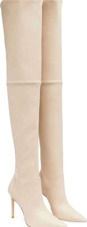 Stuart Weitzman Stijlvolle Over-Knee Stretch Boot Black Dames