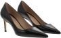 Stuart Weitzman Stuart 75 Leren décolleté Zwart Dames - Thumbnail 4