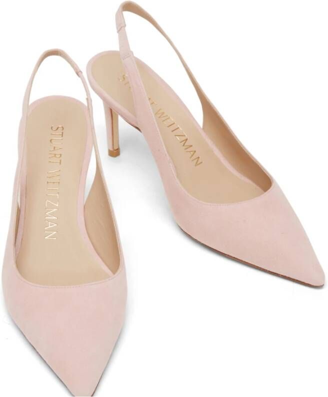 Stuart Weitzman Stuart 75 Slingback Pump Beige Dames