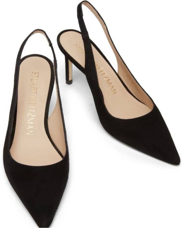 Stuart Weitzman Stuart 75 Slingback Pump Zwart Dames