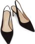 Stuart Weitzman Stijlvolle Suede Slingback Pump Black Dames - Thumbnail 4