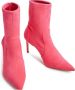 Stuart Weitzman Stijlvolle Puntige Bootie Pink Dames - Thumbnail 4