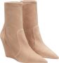 Stuart Weitzman Verhoog je stijl met de Wedge 85 Sock Bootie Beige Dames - Thumbnail 2