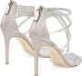 Stuart Weitzman Sandaal met Kristalaccenten en Hoge Hak Gray Dames - Thumbnail 3