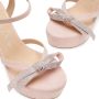 Stuart Weitzman SW Mega BOW Platform Sandal Roze Dames - Thumbnail 3