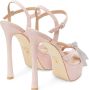 Stuart Weitzman SW Mega BOW Platform Sandal Roze Dames - Thumbnail 4