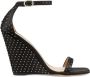 Stuart Weitz Swarovski Crystal Wedge Sandal - Thumbnail 2