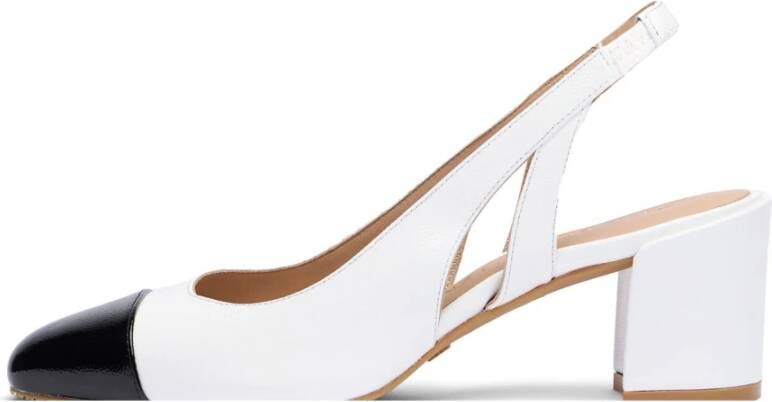 Stuart Weitzman Tijdloze Slingback Pump White Dames