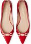 Stuart Weitzman Tijdloze Verfijning: Emilia SW Signature Flat Red Dames - Thumbnail 4