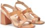 Stuart Weitzman Twisted Strap Sandal Brown Dames - Thumbnail 2