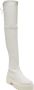 Stuart Weitzman Laagland ultralift over de knie laars Wit Dames - Thumbnail 2