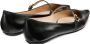 Stuart Weitzman Verstelbare Band Platte Schoen Black Dames - Thumbnail 3