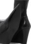 Stuart Weitzman Stuart Wedge 85 Sock Bootie Zwart Dames - Thumbnail 5