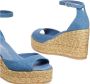 Stuart Weitzman Wedges Blue Dames - Thumbnail 4